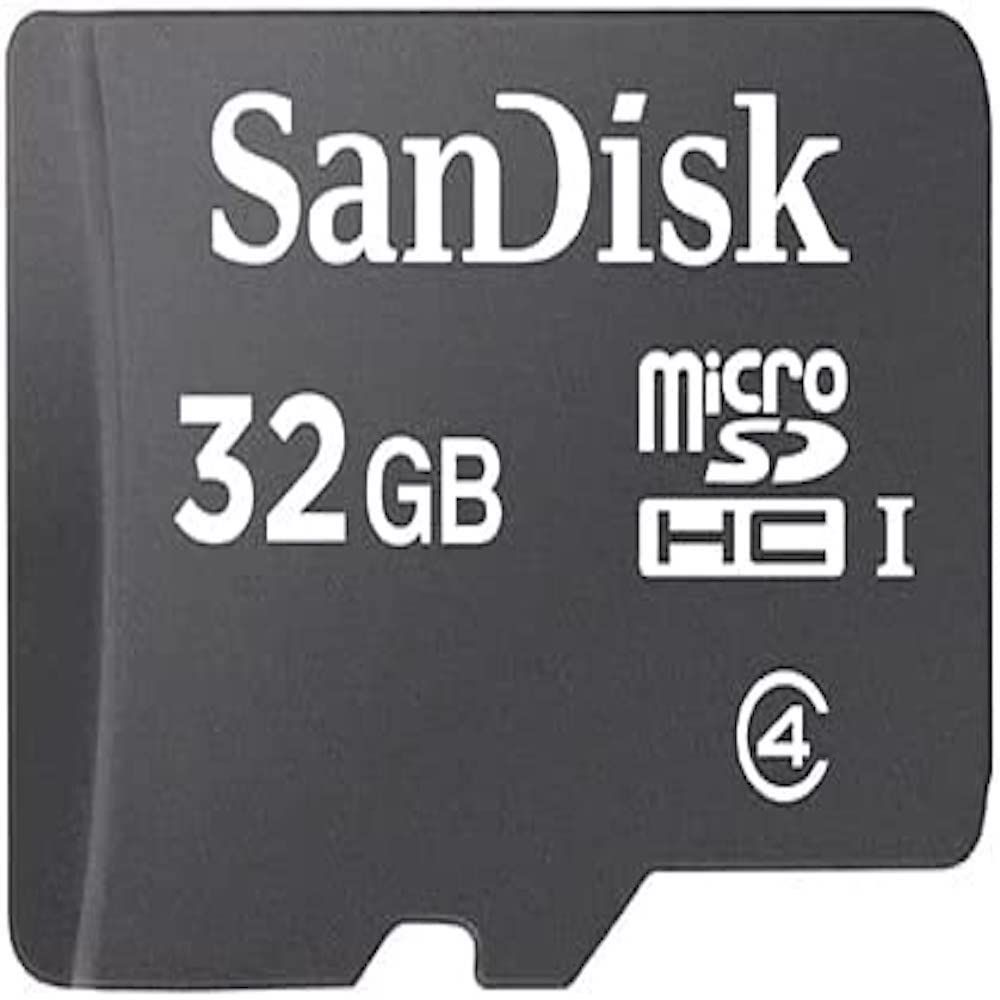 SanDisk 32GB Class 4 microSDHC Flash Memory Card (SDSDQM-032G-B35) 100% Original Product With GST Bill