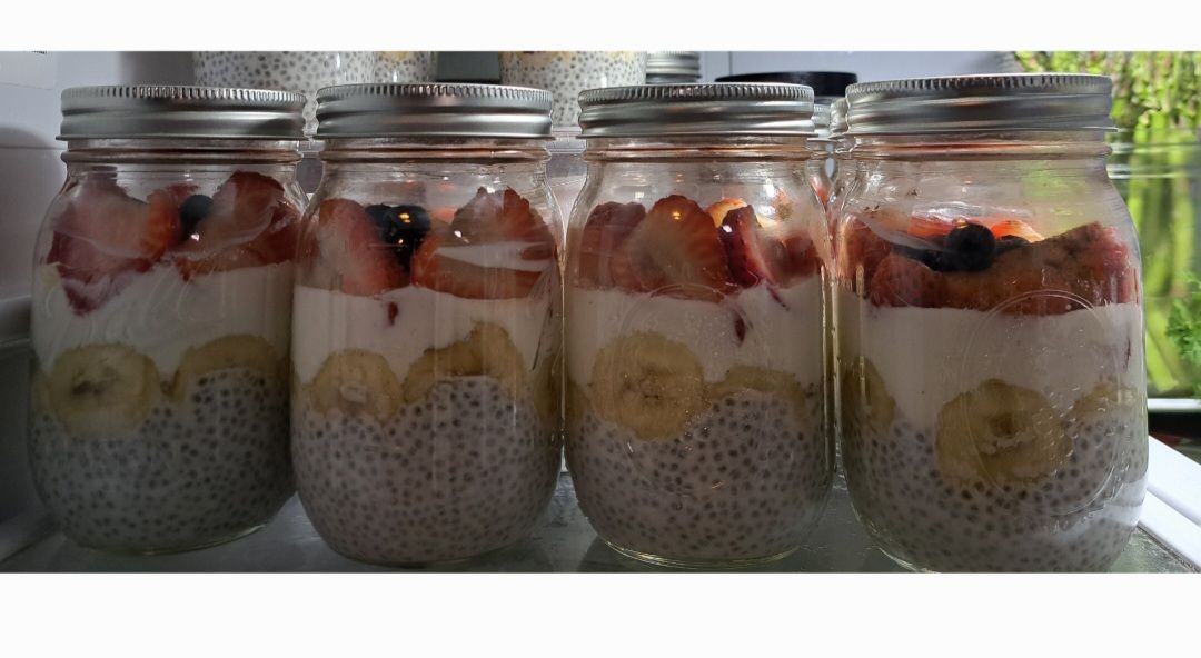 Chia Pudding with granola (x5)