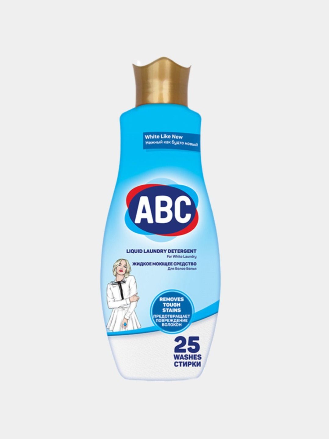 ABC kir yuvish vositasi Yorqin oq / 1,5 l