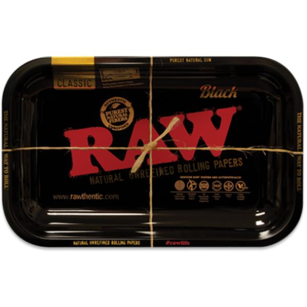 RAW Black Classic Rolling Tray – Large