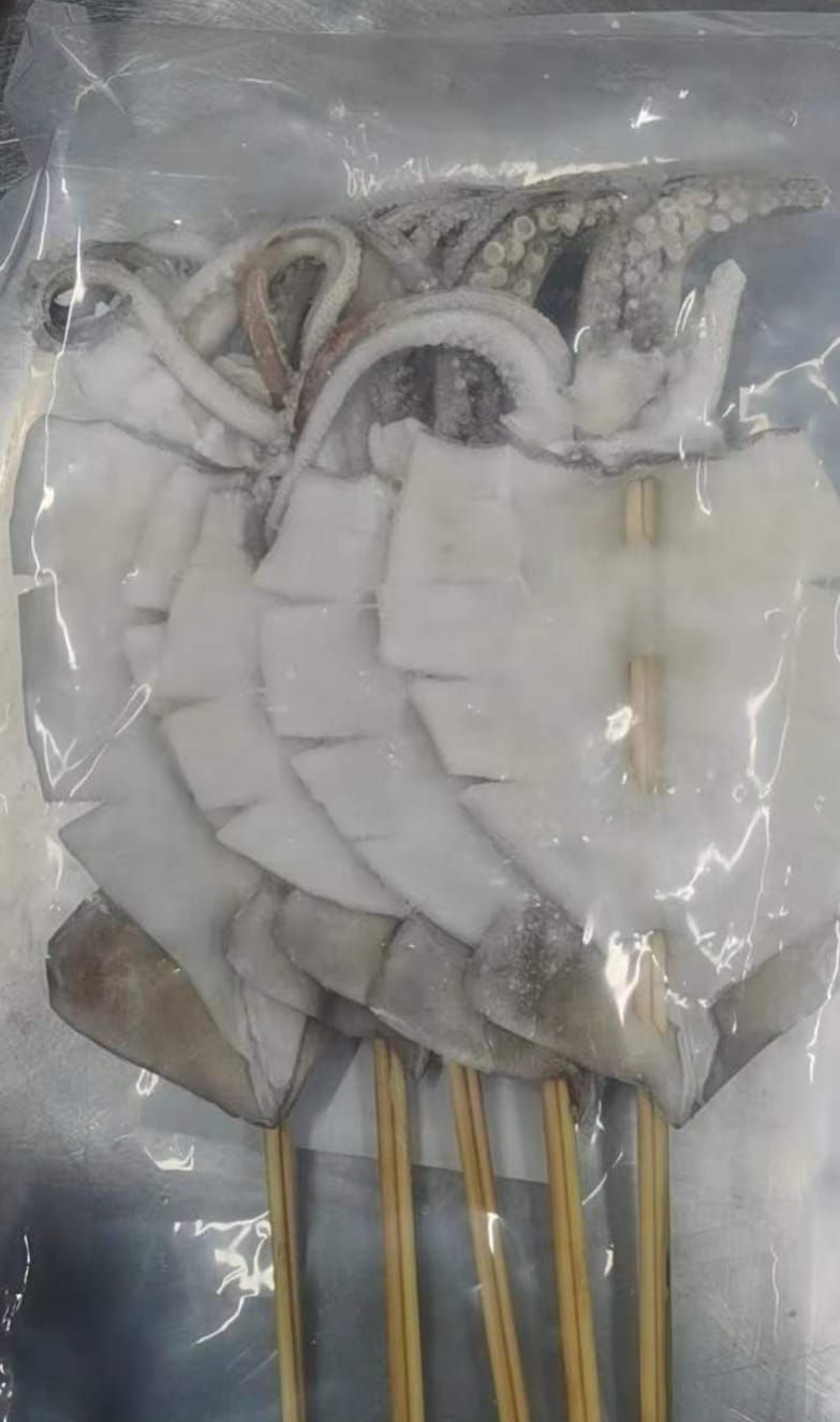 Butterfly Whole Squid Skewer