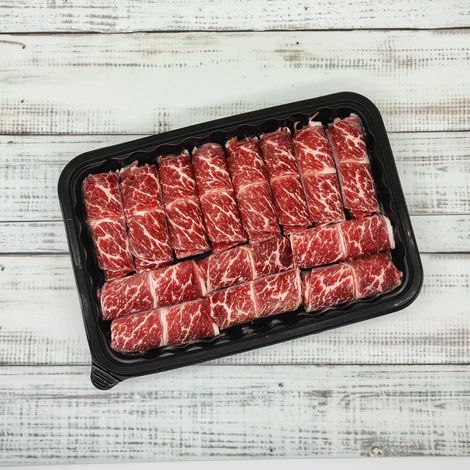 Angus Beef Short Ribs Boneless USDA Choice Grade Thinly Sliced