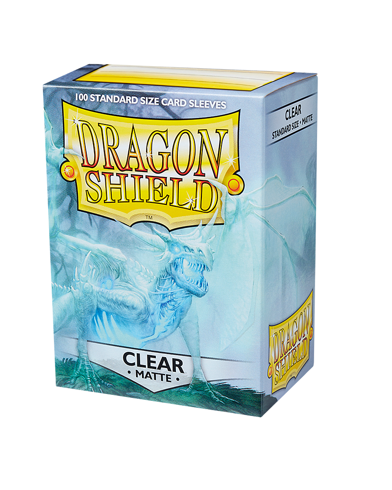 Dragon Shield Sleeve - Standard Size Matte 100 - CLEAR