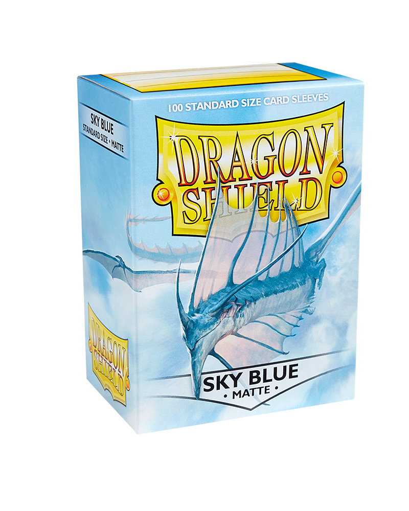 Dragon Shield Sleeve - Standard Size Matte 100 - SKY BLUE