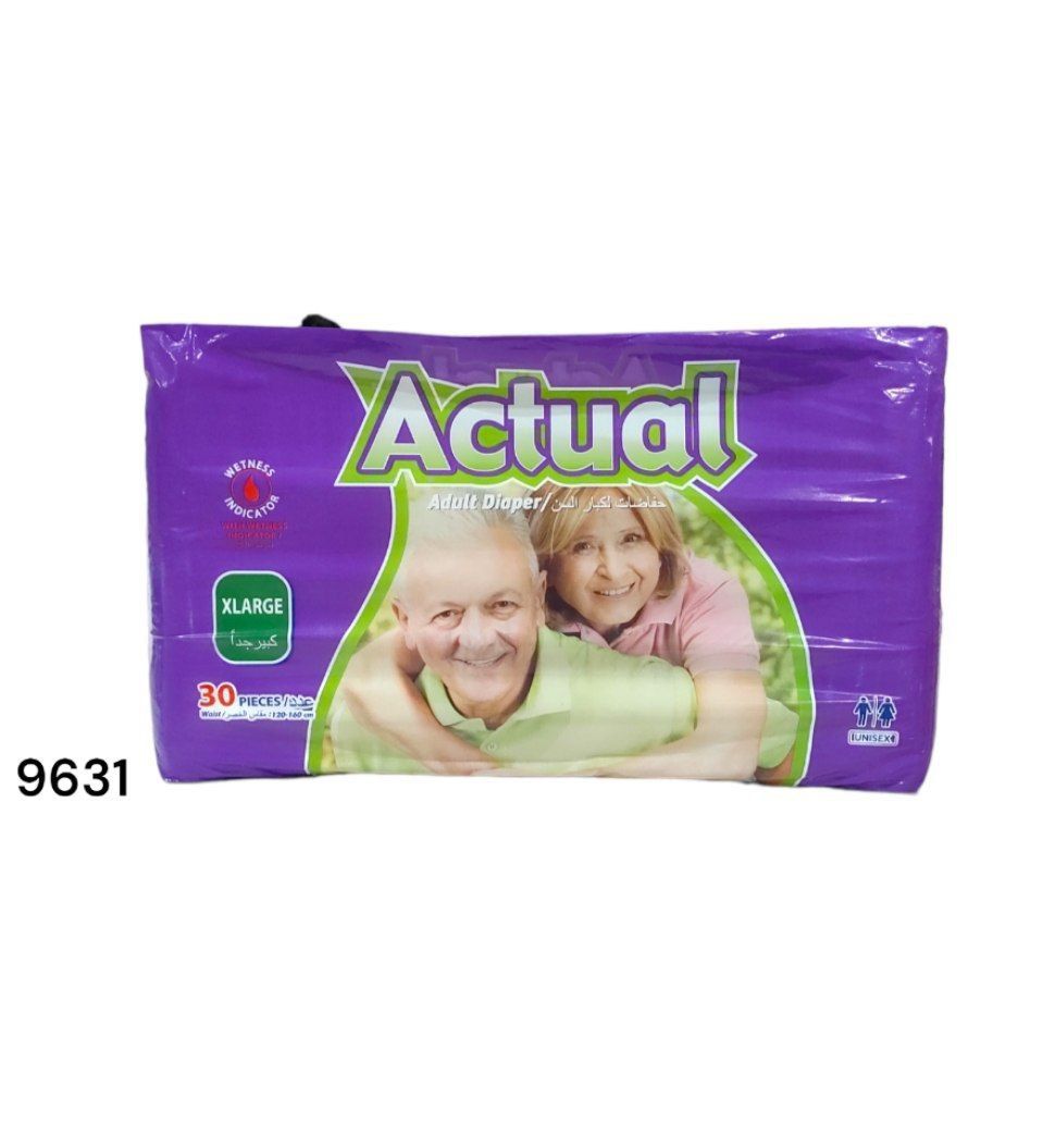 Pampers kattalar uchun Actual XLARGE 120-160sm 30sht