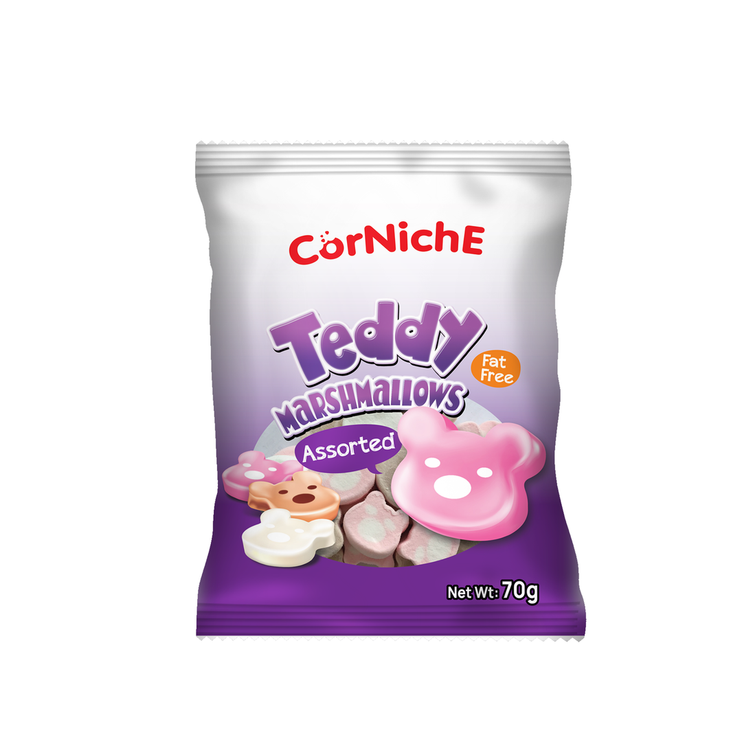 TEDDY ASSORTED MARSHMALLOW