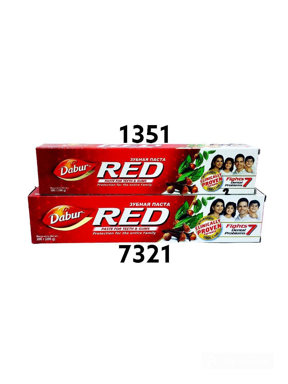 Tish pastasi Dabur Red Klinik jihatdan tasdiqlangan 100g