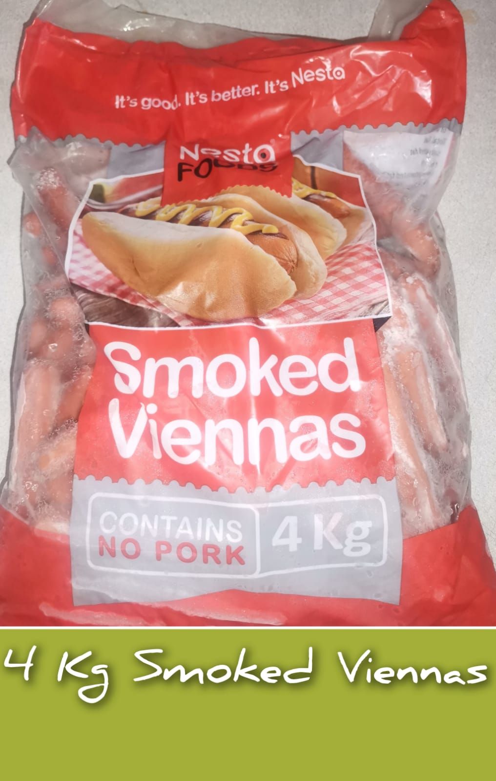 4kg Smoked Viennas 