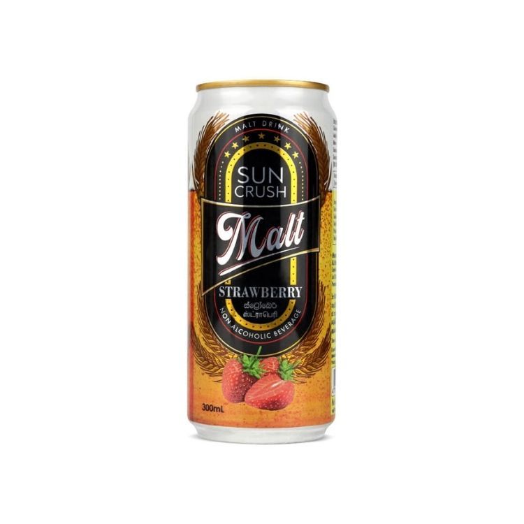 Sun Crush Malt Strawberry 300Ml