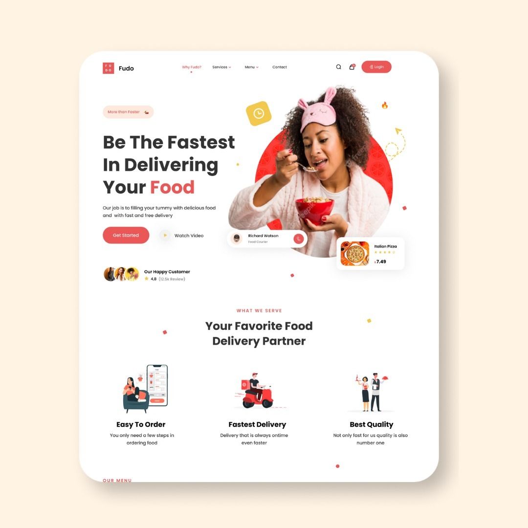 landing page