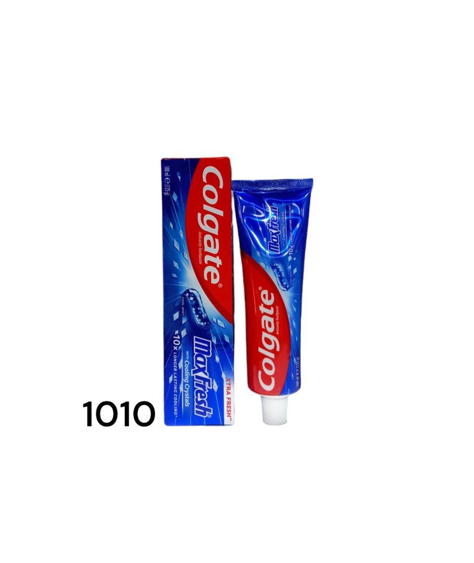 Colgate MaxFresh portlovchi yalpiz tish pastasi, 100 ml Tavsif Colgate MaxFresh portlovchi yalpiz tish pastasi,