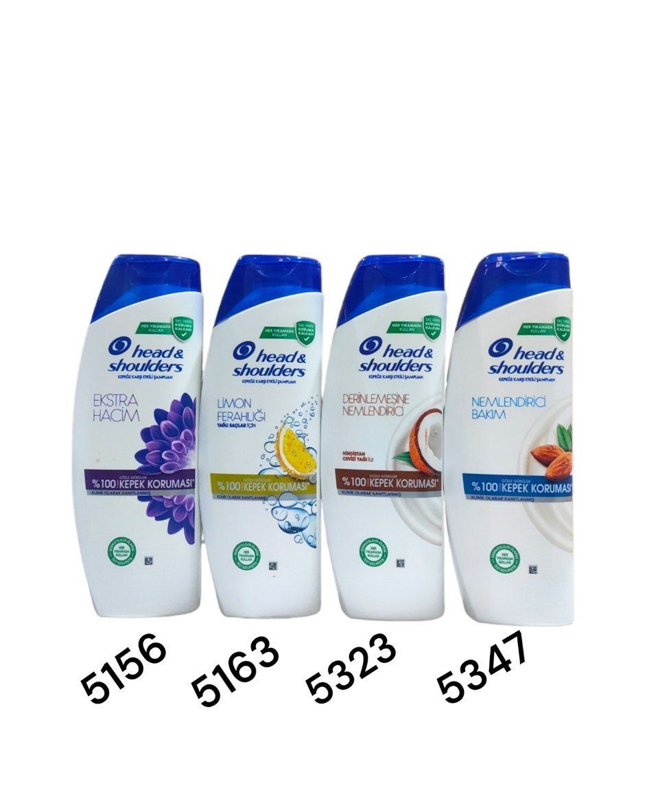 Kepekka qarshi shampun Head & Shoulders Ildizdan olingan hajm shampun