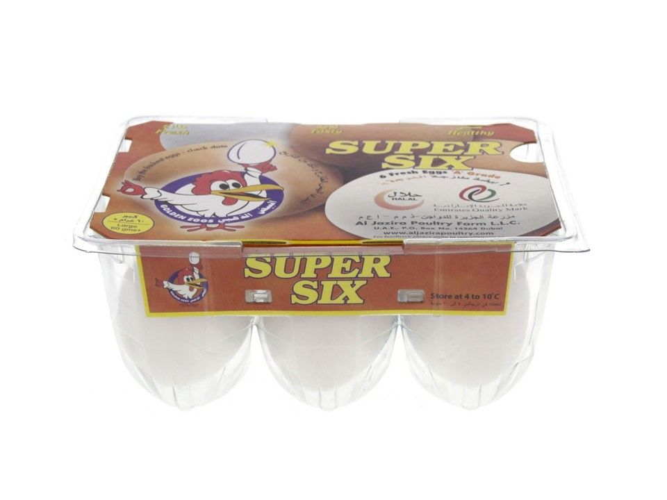 Al Jazira  Golden Eggs Super Six White