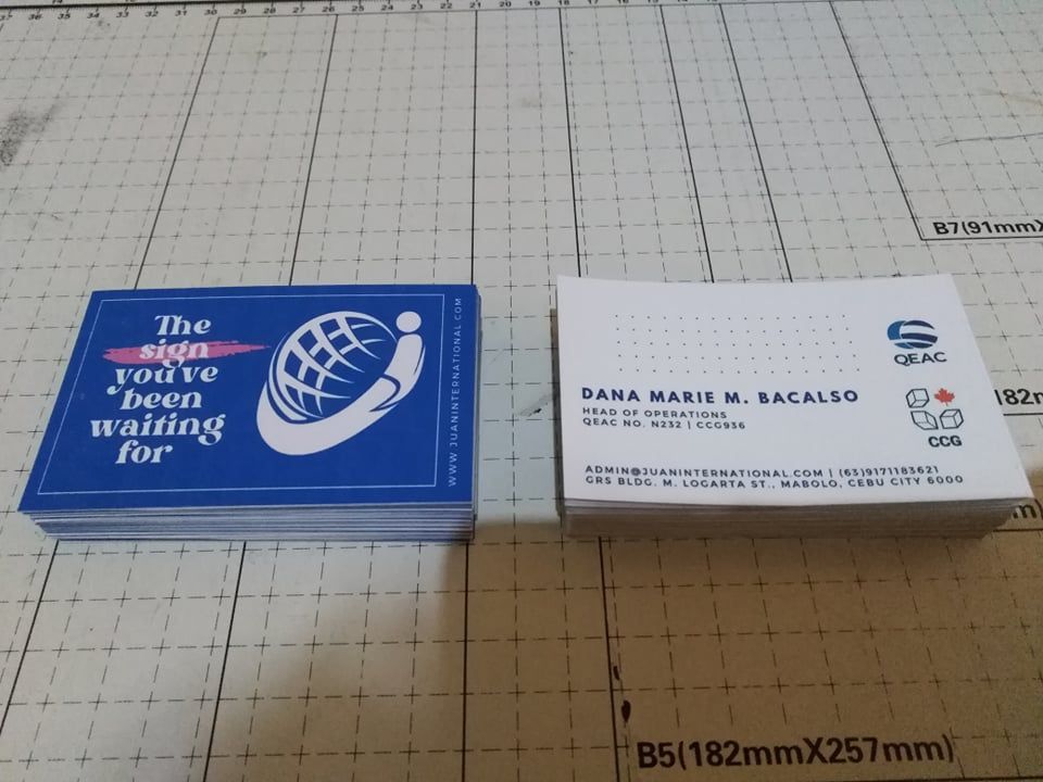 Calling Card for Business and Personal (100pcs)