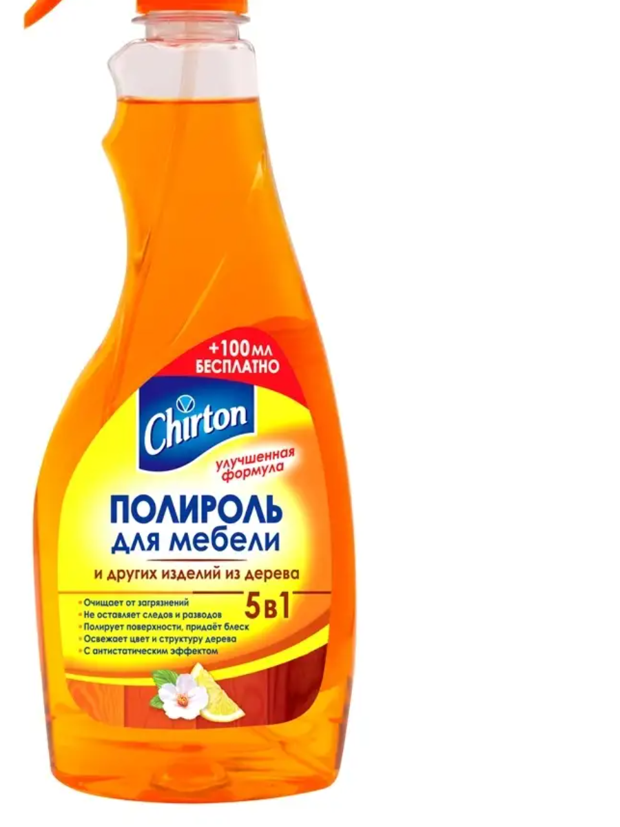 Chirton Jidkaya polirol uchun chistki va obrabotki mebeli300ml