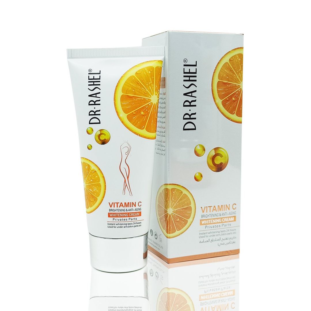 S VITAMINI BILAN INTIM ZONALAR UCHUN OQARTIRUVCHI KREM DR.RASHEL 80ML