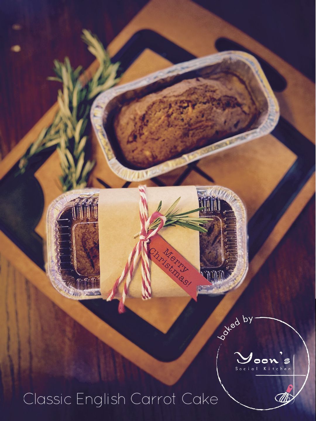 6-inch Classic English Carrot Cake Loaf - MINIMUM ORDER 4 LOAVES