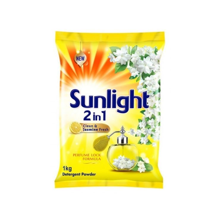 Sunlight 2In1 Clean&Jasmine Detergent 1Kg