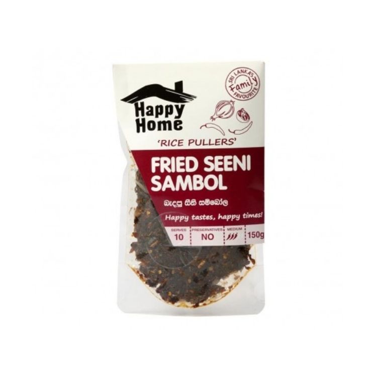 Happy Home Rice Pullers Fried Seeni Sambol 150G