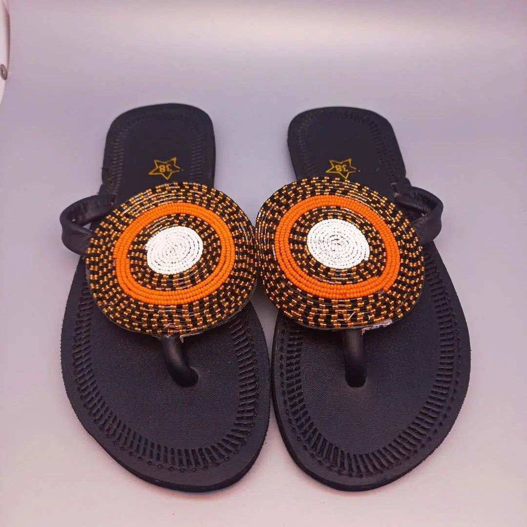 African pearl Sandals pure leather  (Copy)