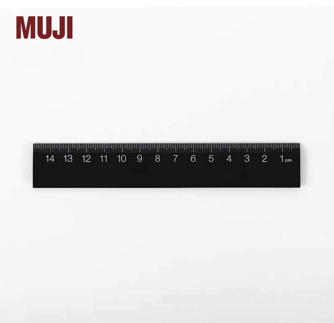 MUJI ruler (Color black)