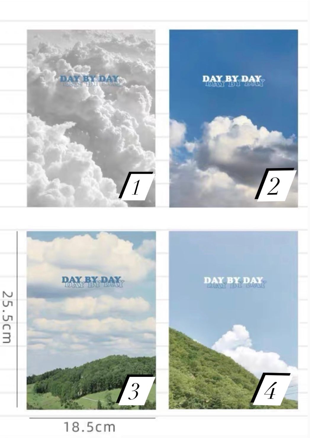 Day By Day Notebooks ☁️ 