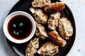 Pan Fried Pork Dumplings x8