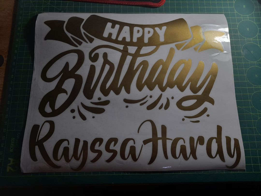 Sticker Birthday ( Detail Selepas buat pesanan )