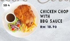 SD - 4 CHICKEN CHOP WITH BBQ SAUCE