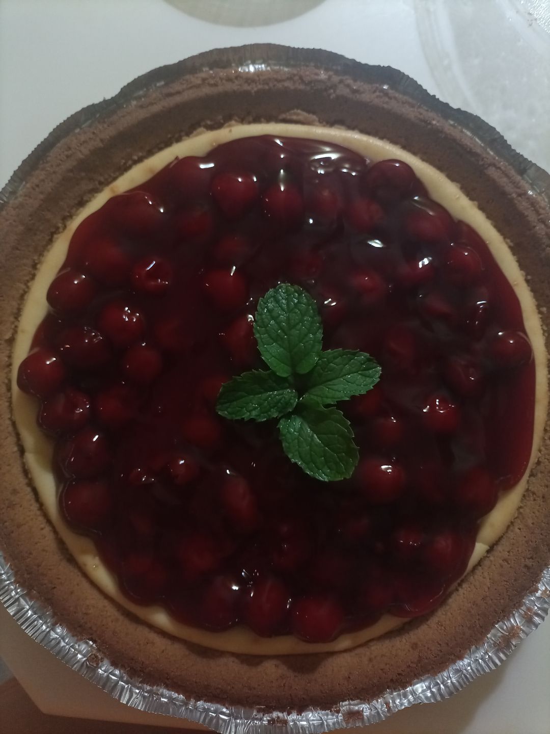 9" Cherry Cheesecake 