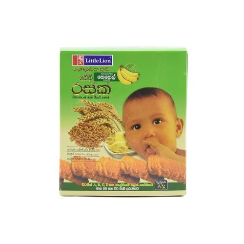 Little Lion Golden Cow Baby Rusks Banana 70G
