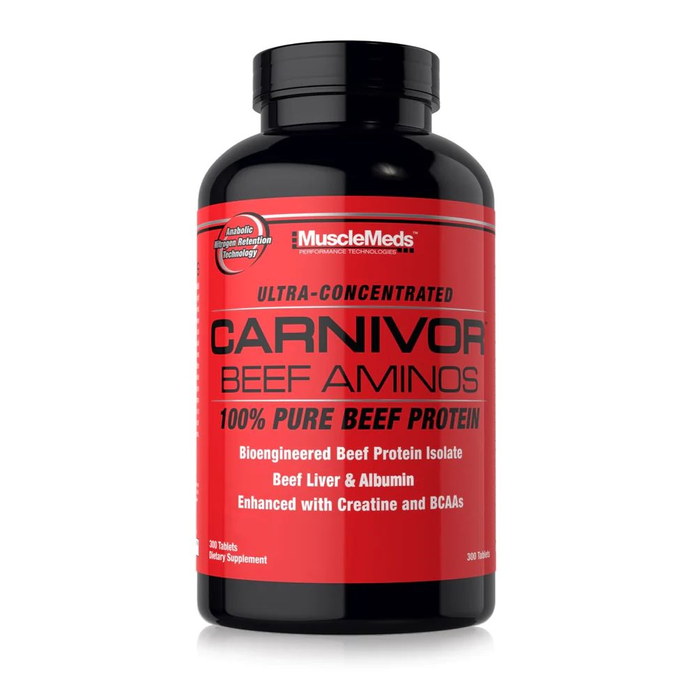 MUSCLEMEDS CARNIVOR BEEF AMINOS 300 TABLETS