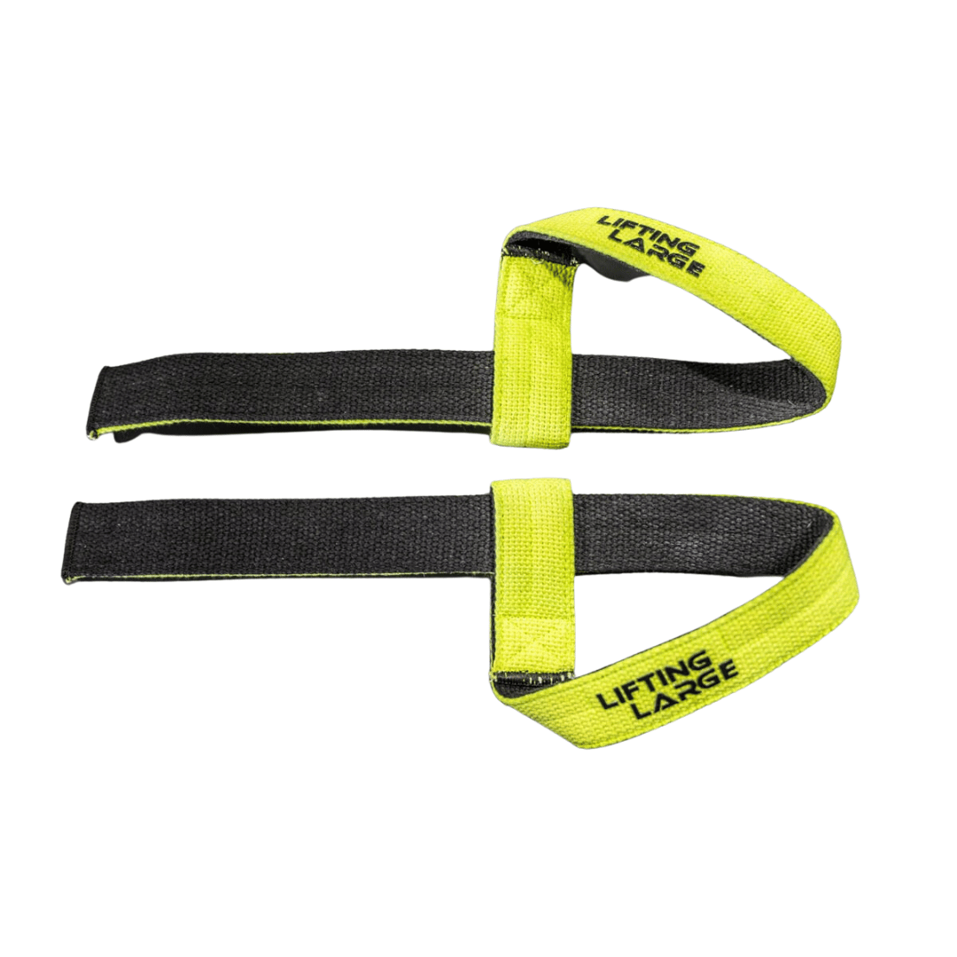 LIFTSTRAPGRN DOUBLE PLY LIFTING STRAPS BLACK/GRE