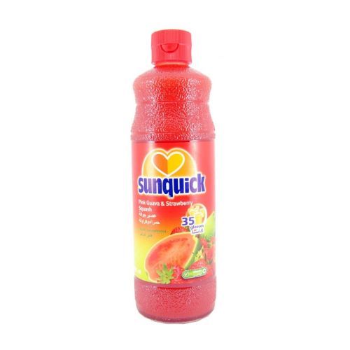 Sunquick Pink Guava Strawberry Squash 700Ml