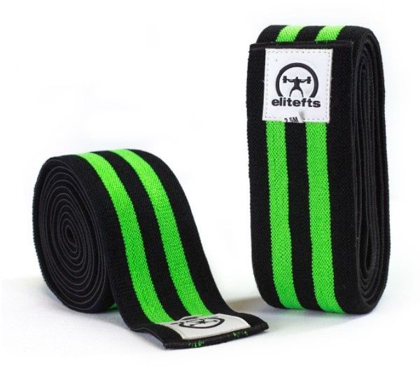 ELITEFTS JUPITER KNEE WRAP-LIME-3.0M