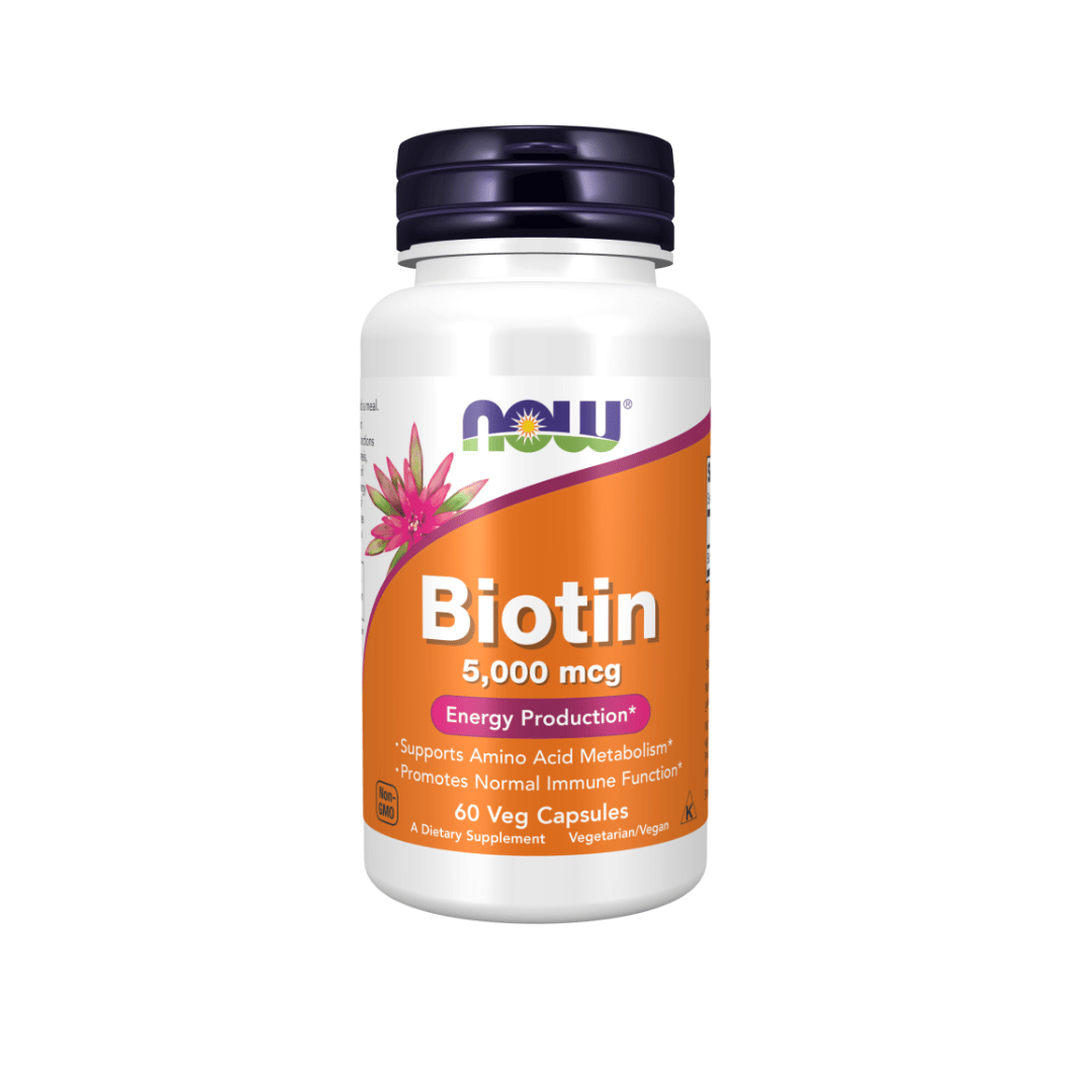 NOW FOODS BIOTIN 5MG 60 VCAPS