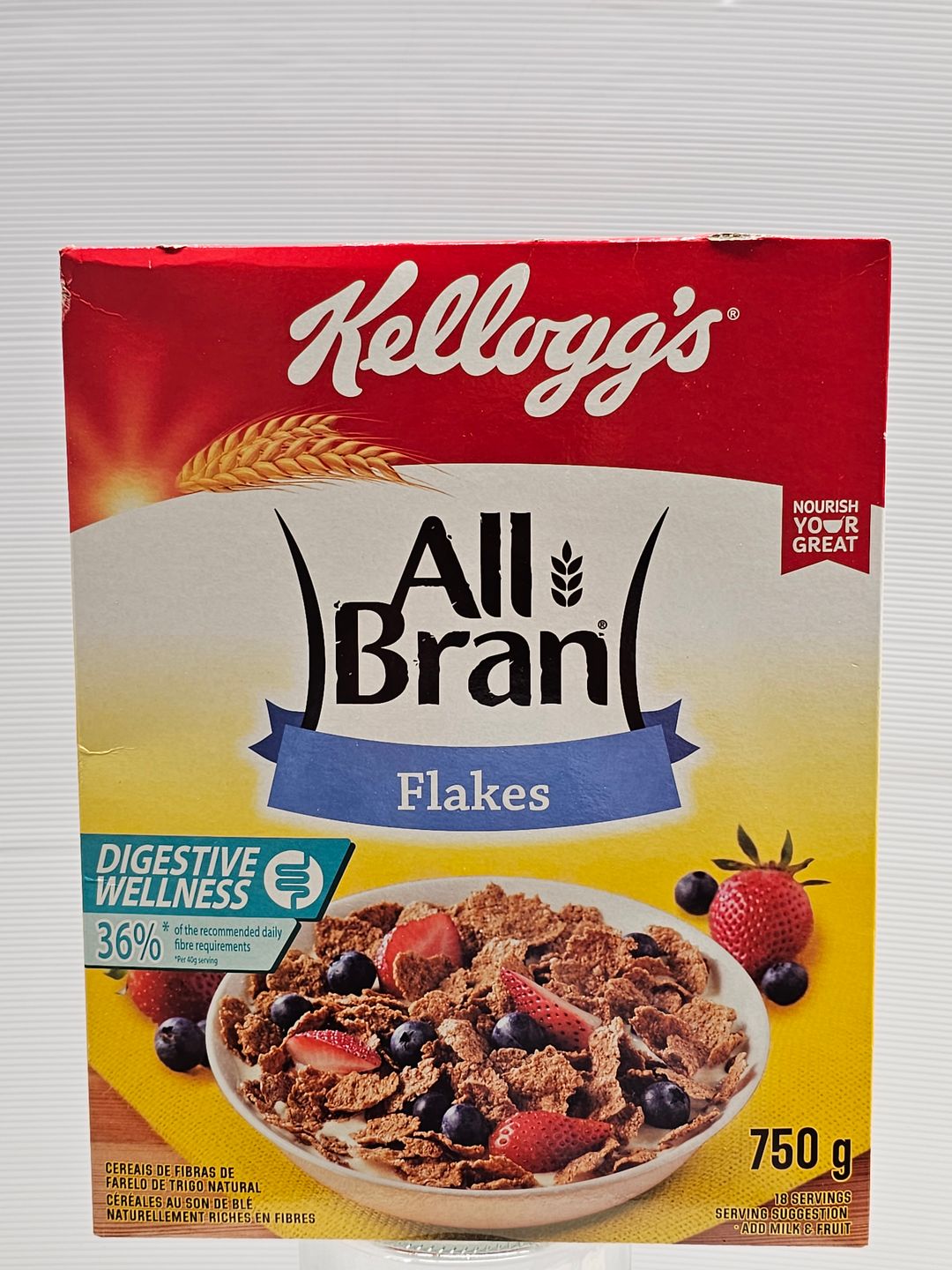 Kelloggs All Bran Flakes 750G