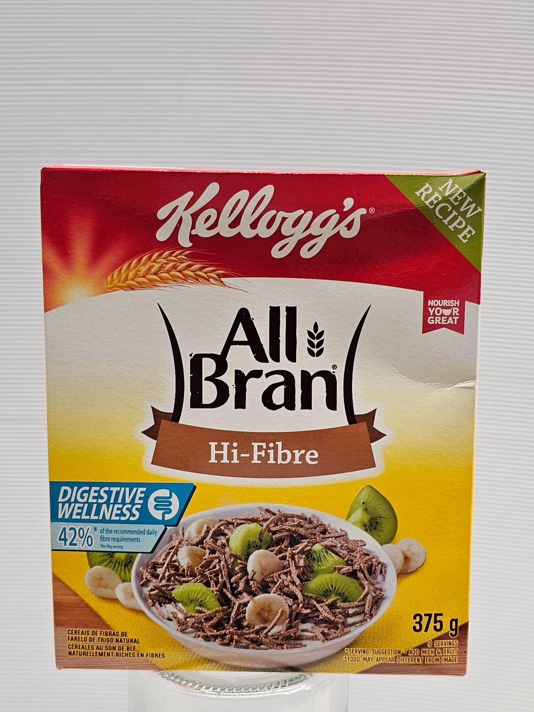 Kelloggs All Bran Hi-Fibre 375G