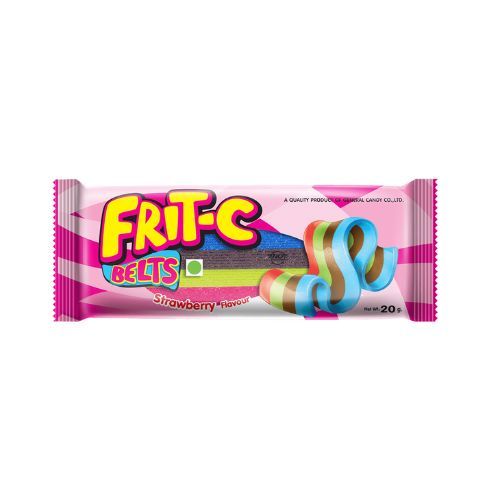 Frit-C Belts Licorice Strawberry Flv 20G