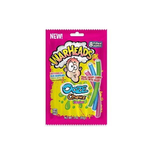 Warheads Ooze Chews Ropez 85G