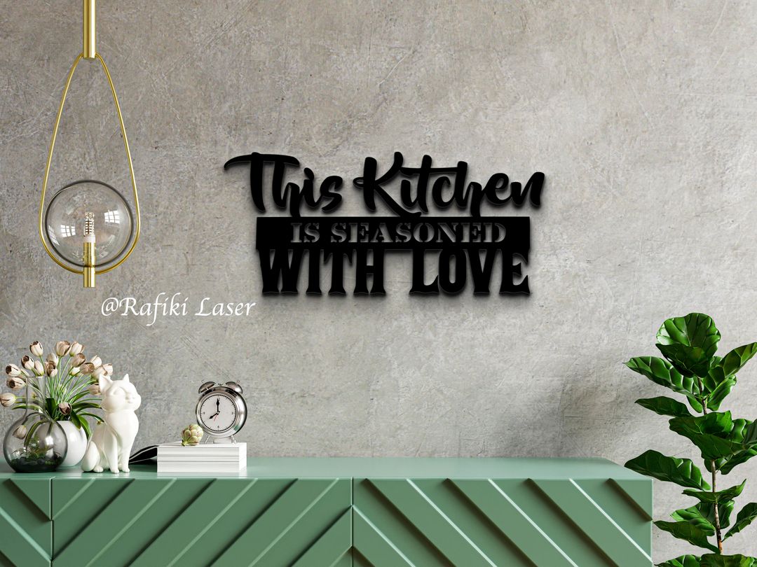 Kitchen Metal Wall Art Decor