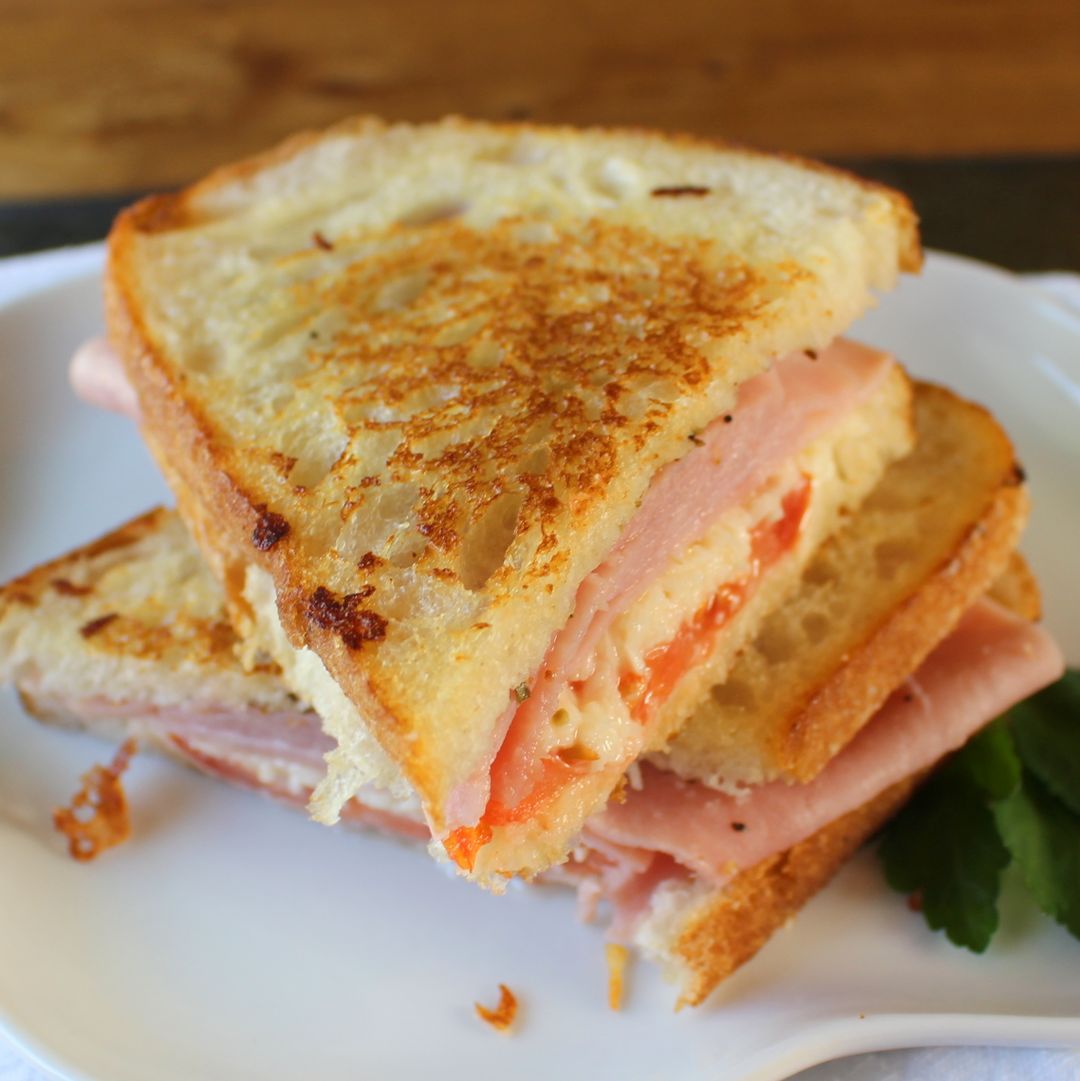 Ham, Cheese, Tomato Toasties