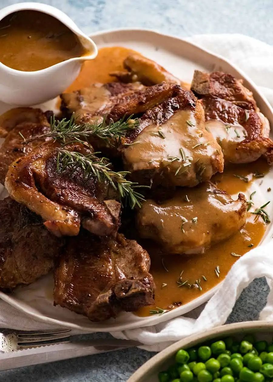 Lamb Chops with Sausage