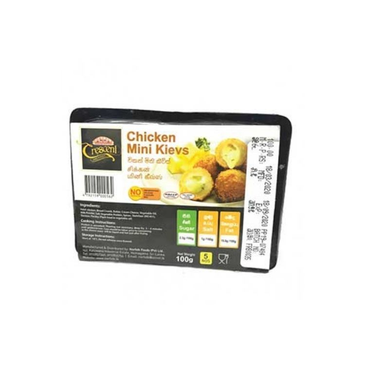 Crescent Chicken Mini Kieves 100G