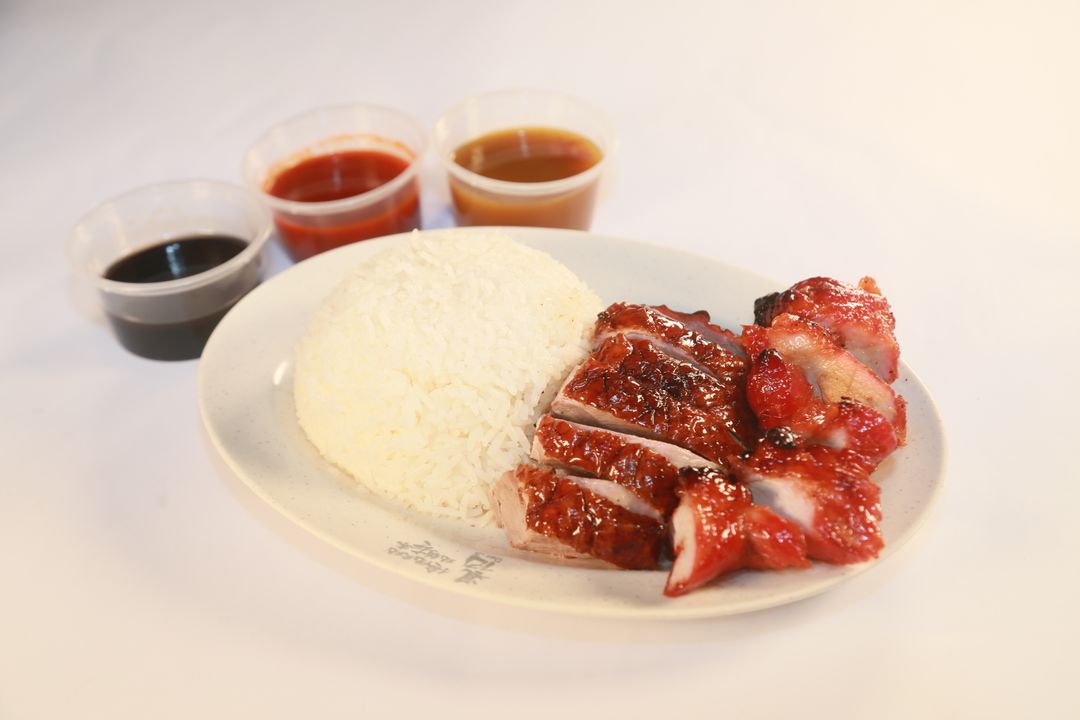 Duck and Char Siew Rice