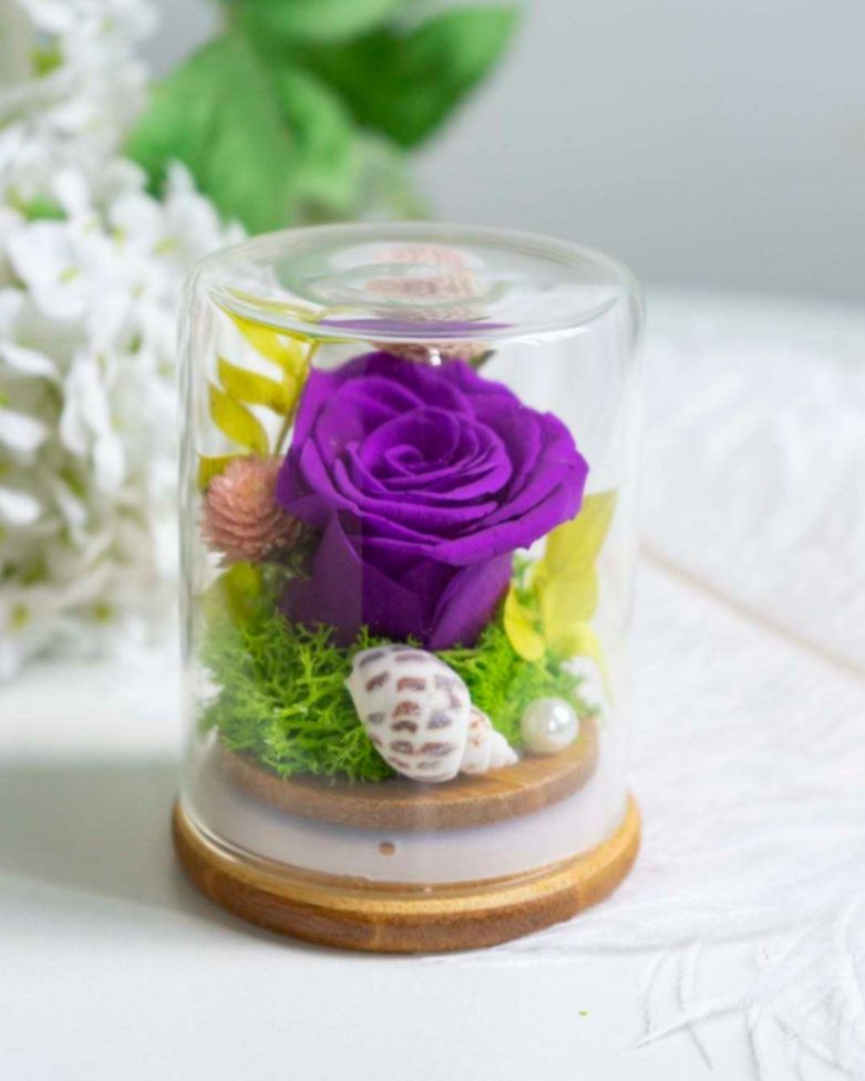 Amethyst Rose Dome