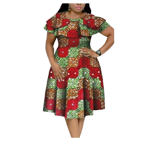 African Print Dress