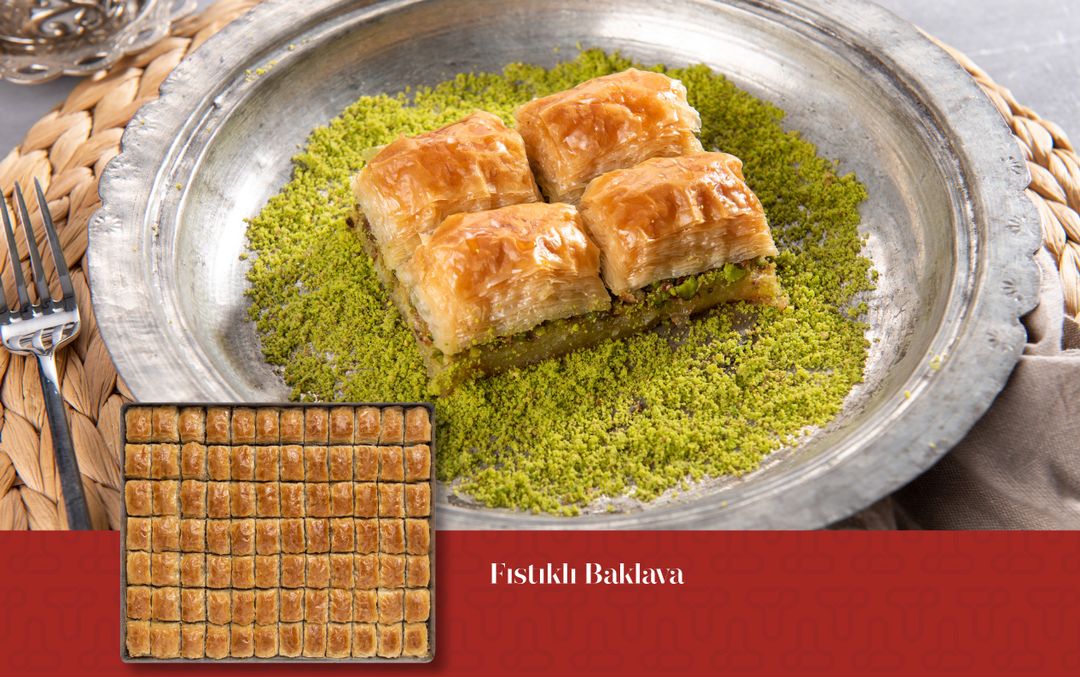 Fıstıklı Baklava (Büyük Tepsi 4 kg)