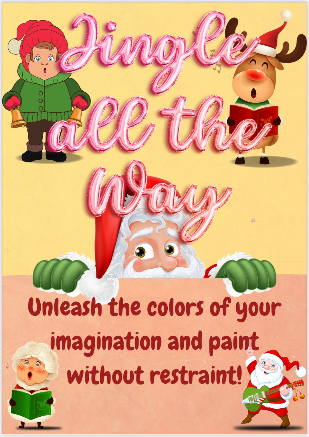 Jingle all the way- Step-by-step tutorials for drawing
