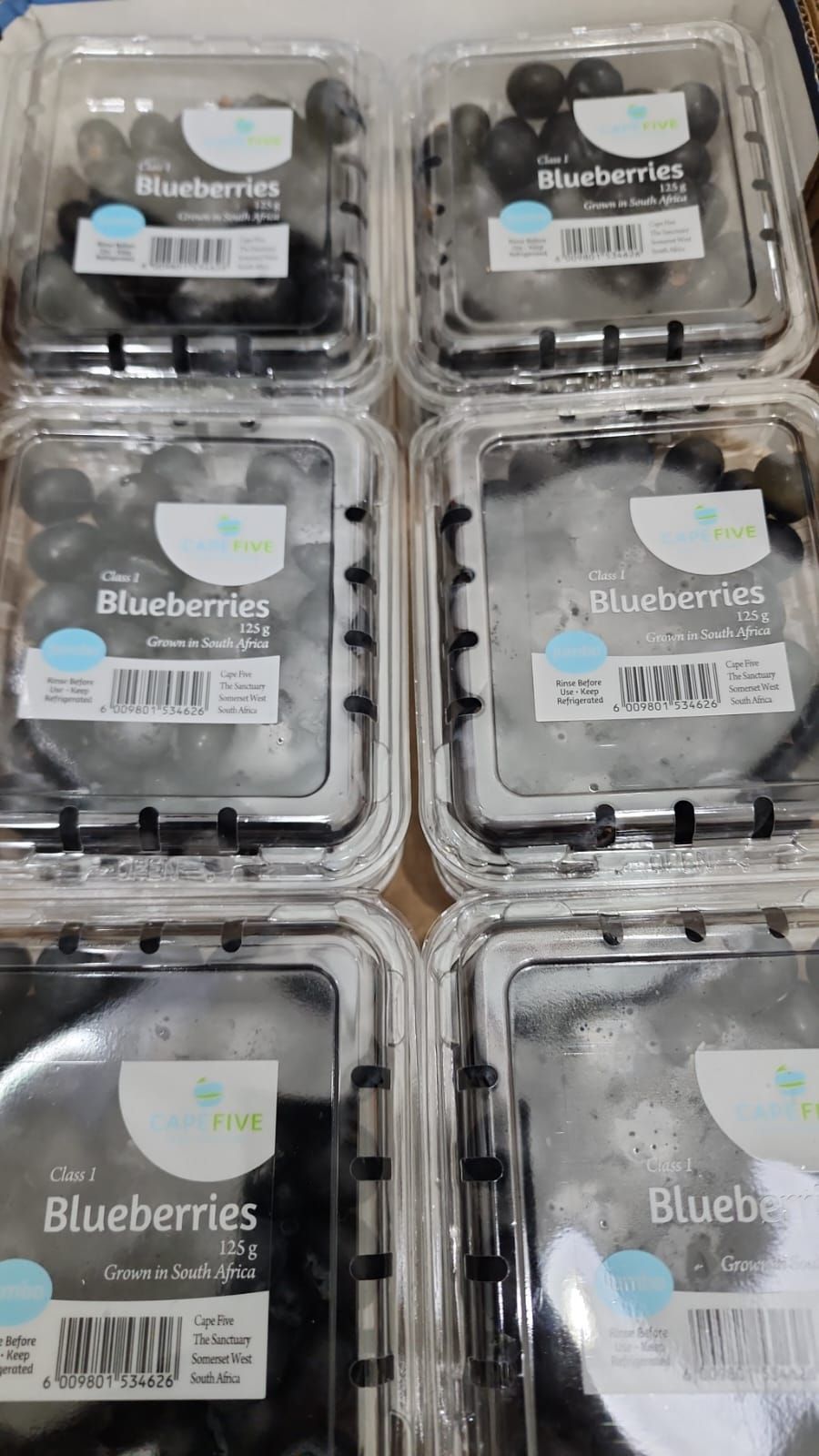 South Africa Core Jumbo Blueberries (125g)